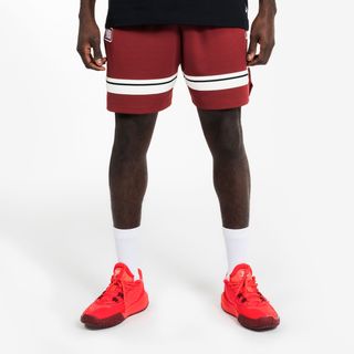 Pantalón corto de baloncesto NBA  hombre/mujer   SH 900 AD Rojo burdeos.S Rojo