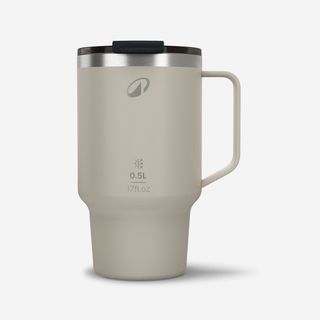 Taza 900 isotérmica 0,5L acero inoxidable, camping, senderismo/trekking   beige.Talla única beige