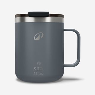 Taza Mug 900 isotérmica 0,35L inox, para camping, senderismo/trekking   gris.Talla única Gris