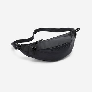 Riñonera perlante 2 compartimentos.Talla única Negro