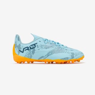 BOTAS DE FÚTBOL NIÑO CON CORDONES VIRALTO I MG/AG AZUL CLARO.38 Azul