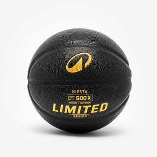 Bola de Basquetebol Bt500 Grip Tamanho 7 Preto/dourado
