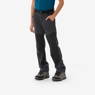 Pantalón de montaña y trekking softshell Niños 7 15 años Quechua MH900.141 150cm10 11A Gris