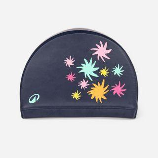 Gorro Natación Azul Oaoa Tejido Revestido Talla M.M 56 59cm Azul