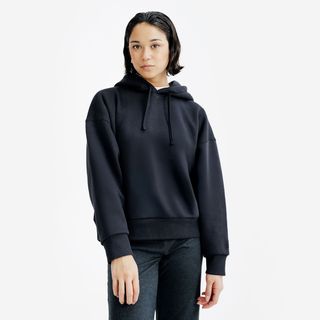 Sudadera con capucha mujer, Elementals, negro.L Negro