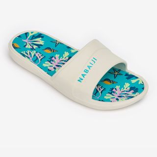 Chanclas Piscina Slap 500 Niños Turquesa Pupu.31/32