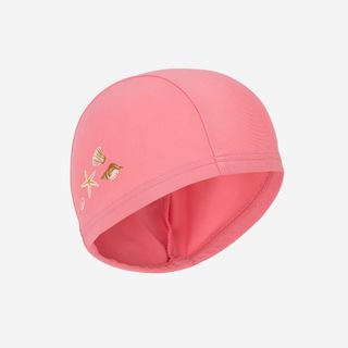 Gorro Natación Shell Bebé Rosa Tejido.Talla única Rosa