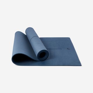 Esterilla Yoga Iniciación Azul Oscuro 5 mm Adherencia + Confort.Talla única Azul