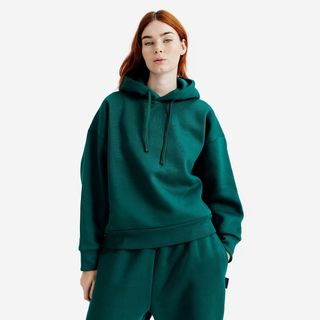 Sudadera con capucha mujer, Elementals, verde.XS Verde