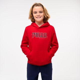 Sudadera Puma Niños Rojo Estampado Capucha.164cm 13 14A Rojo
