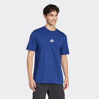 Camiseta Fitness Hombre Azul Algodón.2XL Azul
