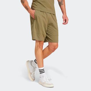 Pantalón Corto Fitness Hombre Verde.M Verde