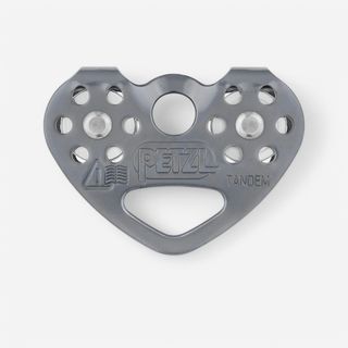Polea doble para vía ferrata y tirolina Petzl Tandem Speed.Talla única