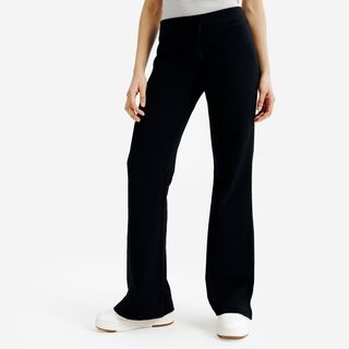 Leggings acampanados mujer, Elementals, negro.XL / W35 L31 Negro