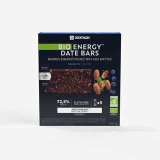 Barritas energéticas bio y sin gluten de dátiles y arándanos x6.Talla única