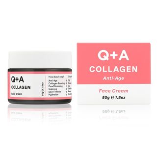 Q+A Crème pour visage de collagène