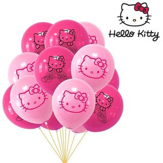 Pack Ballons Hello Kitty pour anniversaire