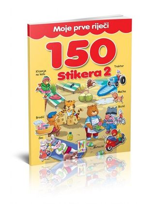 Moje Prve Riječi - 150 Stikera - Žuta