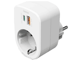 Ladrón de enchufes - Hama 00223343 Base Múltiple (1603915)