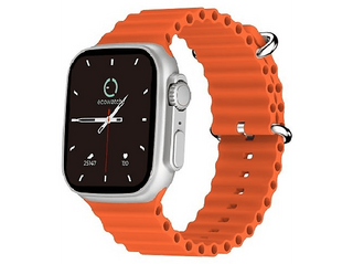Pametni sat Maxcom Ecowatch 2 EW02 (Orange+Silver narukvica)