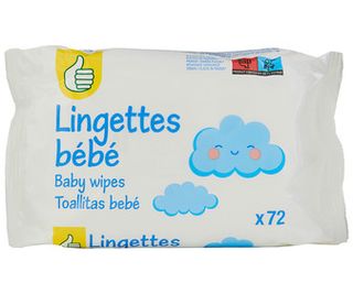 Toallitas Bebe Auchan Economico 72 Uds.