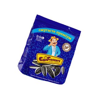 Насіння соняшника смажене «Сан Санич Преміум смугасте», 95г