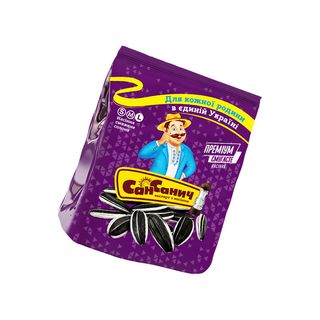 Насіння соняшника смажене солоне «Сан Санич Преміум смугасте», 95г