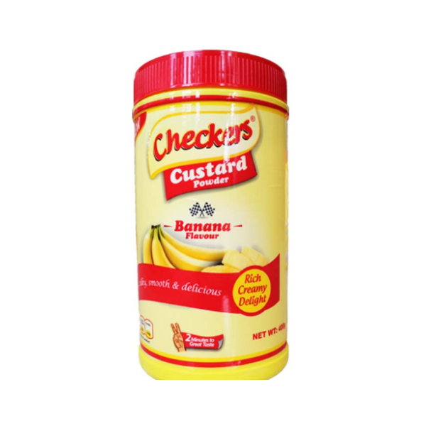 Checkers Custard Banana Flavour 400G