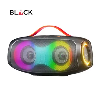 BLACK BassDrum 3 Wireless Bluetooth Speaker, 40W RMS, Upto 9H Playtime, 1 Yr Warranty. Charging Cable included.
