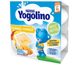 Postre Lacteo Sin Azucar Mango Nestle Yogolino 4X100G