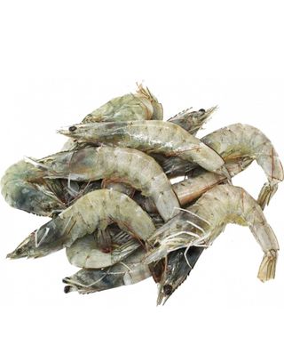 Креветка сира Еквадор з головою, в панцирі 20-30 (ціна за 100г)