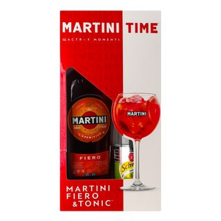 Набір Вермут Мартіні Fiero 0,75 л + 0,75 л Тонік 14,9%