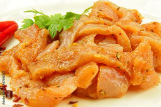 Emincés de poulet marinés 250g