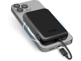 Powerbank SBS 5000 mAh Wireless Magnetic Czarny