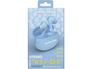 Auriculares BT TWS X-BEAT MUSIC HERO In Ear Azul