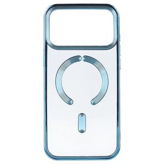 Funda Iron Logo Azul Compatible con MagSafe para iPhone 17 Pro Max