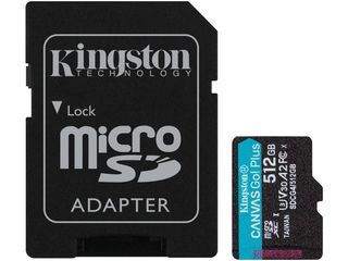 Memória KINGSTON Canvas Go+ 512G +Adapt