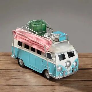 VAN 0327077 VOITURE DECORATIF 16X13X11 CM MULTI COULEUR