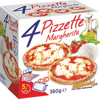 Pizzette Margherita 4 X G360