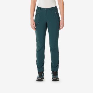 Pantalón de montaña y trekking Mujer Quechua MH500.40 (L31) Verde