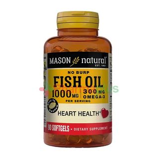 MASON NATURALS FISH OIL 1000MG+300MG OMEGA 3 SOTGELS 90'S