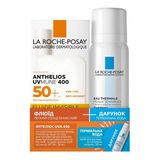 Набір La Roche-Posay Anthelios UVmune 400 сонцезахисний флюїд для чутливої шкіри обличчя SPF 50+ 50 мл + термальна вода 50 мл