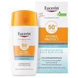 Сонцезахисний ультралегкий флюїд Eucerin Hydro Protect SPF 50+ для зволоження обличчя 50 мл