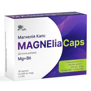 Магнелія Капс Magnelia Caps капсули 500 мг №30