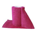 Бинт когезивний фіксуючий 7,5 см х 4,5 м Toros-Group тип 1106 рожевий колір