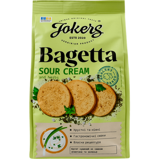Багети Jokers "Сметана та зелень" 75г.