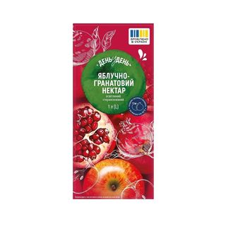 Нектар 1 л День у День Яблучно - гранатовий, тетра пак