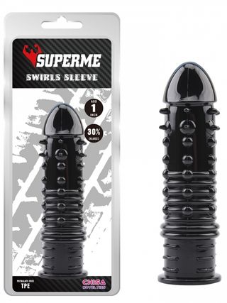 Swirls Sleeve - Black CN371648783