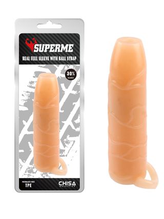 Real Feel silikonska navlaka za penis sa prstenom za testise CN101623909