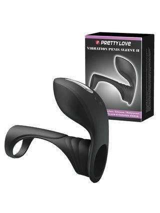 Navlaka za penis sa vibro prstenom bi 210199